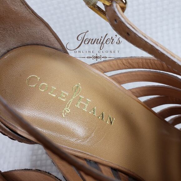 Cole Haan Women's Air Minka Wedge Sandals Size 8.5B - Picture 7 of 14